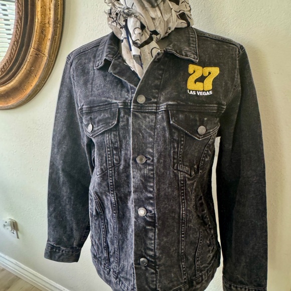 Title: Commemorative Denim Jacket-Hendrix, Morrison, Winehouse, Cobain, Joplin, - Picture 3 of 7